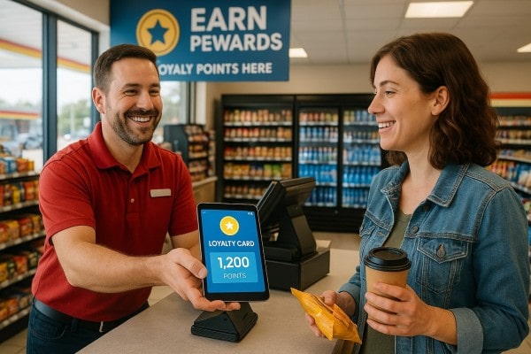 Business Owner Comparing Performance Metrics of Multiple Store Locations on a Centralized Dashboard