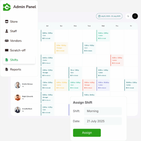 Shift Schedule Software For Gas Stations & Convenience Stores